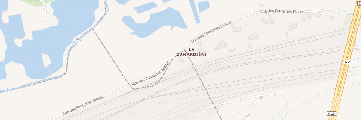 Plan du 1 La Canardiere à Glisy