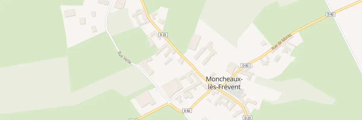 Plan du 109 Rue d’Houvin à Moncheaux-lès-Frévent