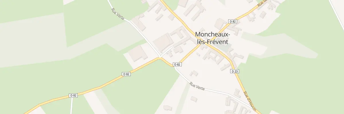 Plan du 74 Rue de Frévent à Moncheaux-lès-Frévent