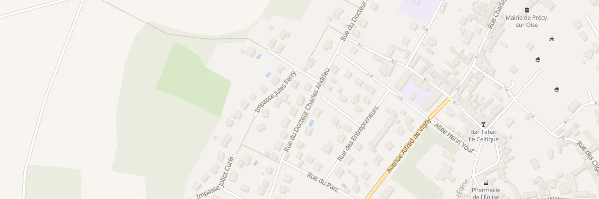 Plan du 54 Rue du Dr Charles Andrieu à Précy-sur-Oise
