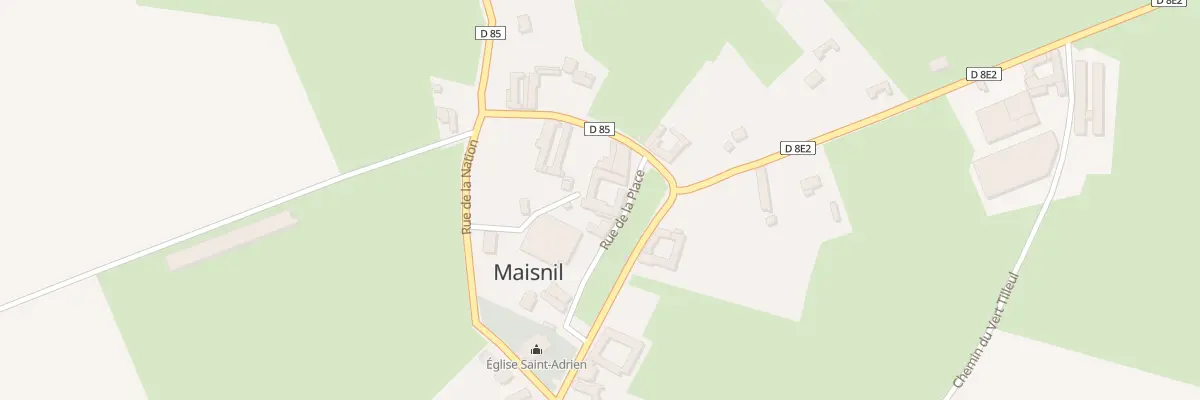 Plan du 7 Rue de la Place à Maisnil