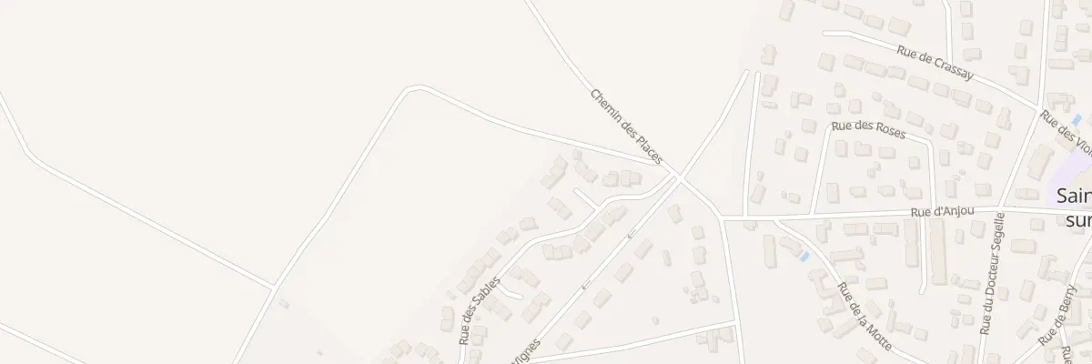 Plan du 16 Rue des Sables à Saint-Père-sur-Loire