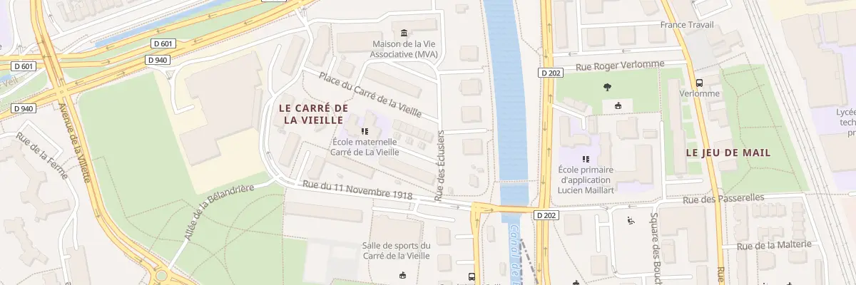 Plan du 152 Pl du Carré de la Vieille à Dunkerque