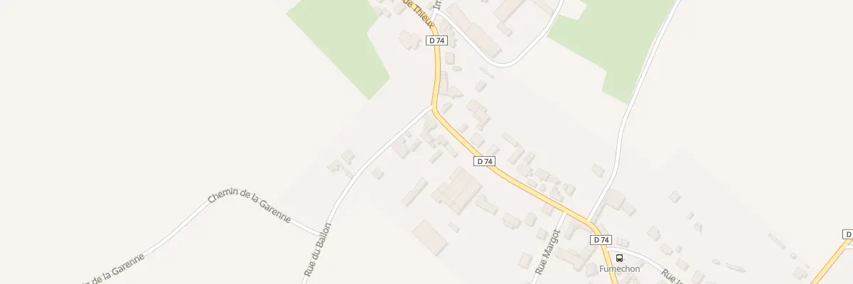 Plan du 161 Rue de Thieux à Catillon-Fumechon