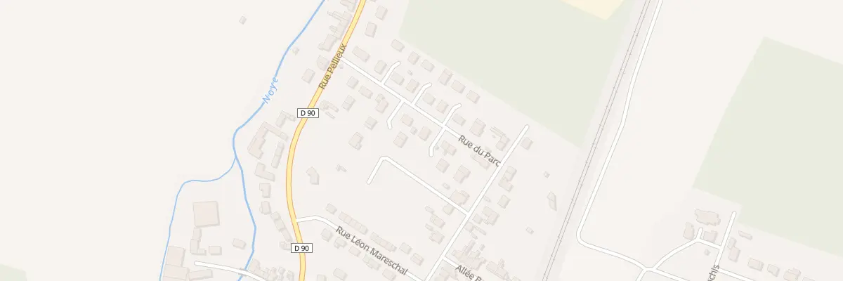 Plan du 9 Rue du Parc à Ailly-sur-Noye