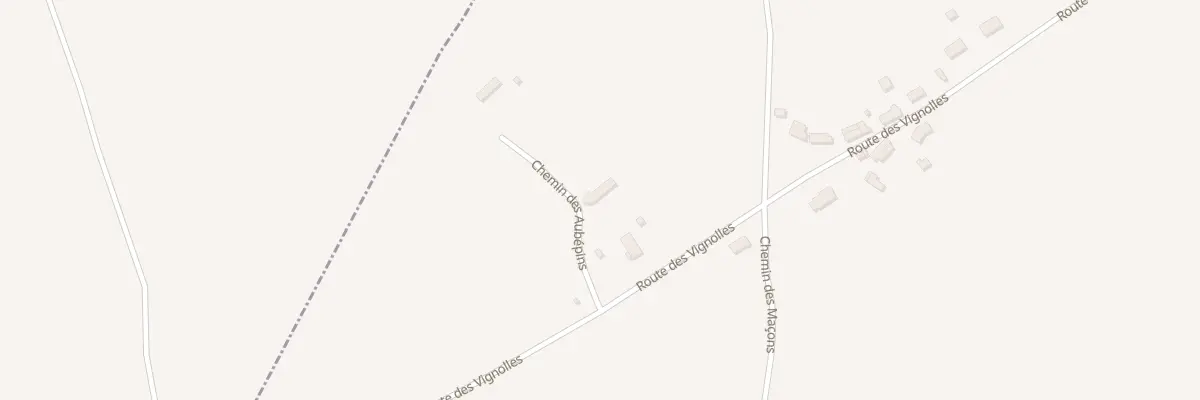 Plan du 1 Che des Aubépins à Serruelles