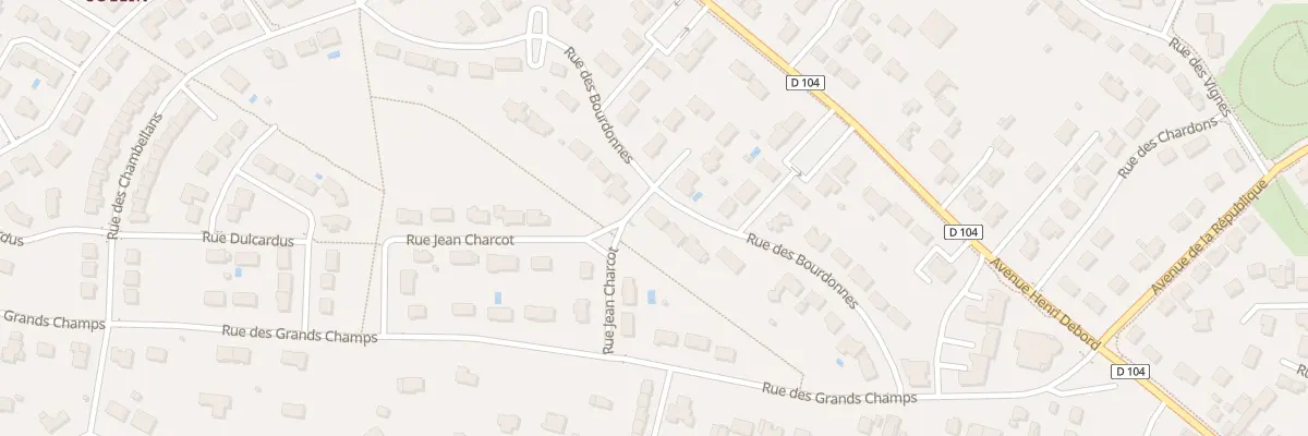 Plan du 19 Rue des Bourdonnes à Saint-Doulchard
