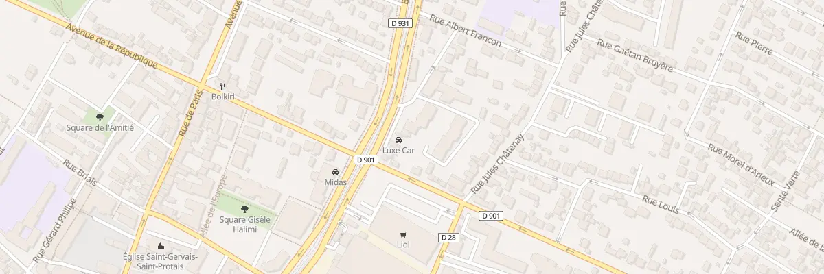 Plan du 12 Rue Alcide d’Orbigny à Saint-Denis