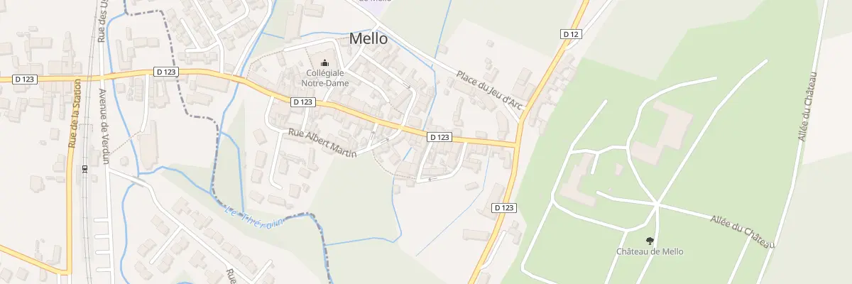Plan du 9 Gr Grande Rue à Mello