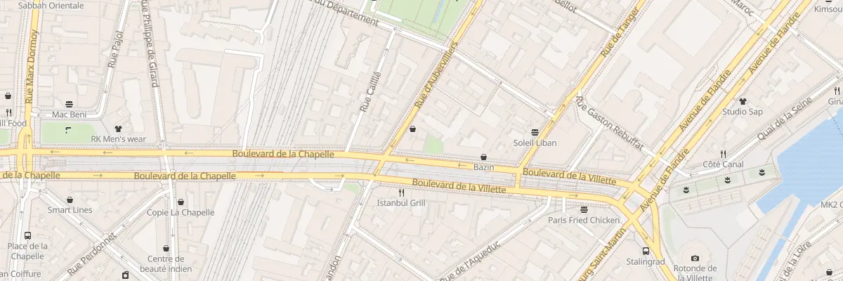 Plan du 242 Bd de la Villette à Paris 19e Arrondissement