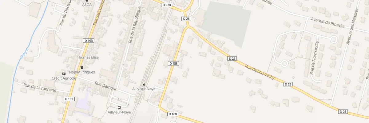 Plan du 5003B Rue de la Gare à Ailly-sur-Noye