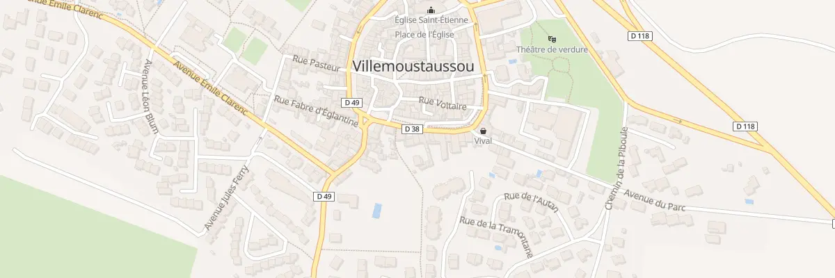 Plan du 17 Bd du General Aymard à Villemoustaussou