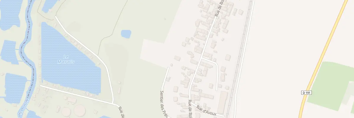 Plan du 25B Rue de Boigny à Baulne