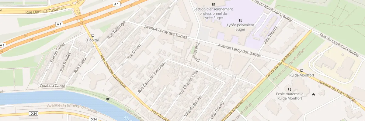Plan du 58 Rue du Progrès à Saint-Denis