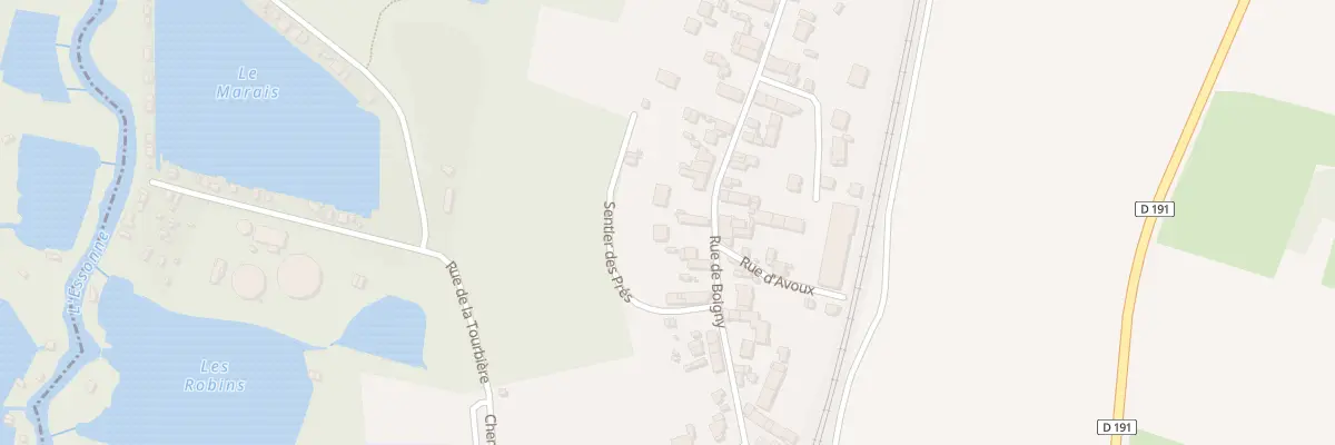 Plan du 15 Rue de Boigny à Baulne