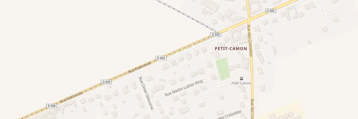 Plan du 690 Rue Nationale à Camon