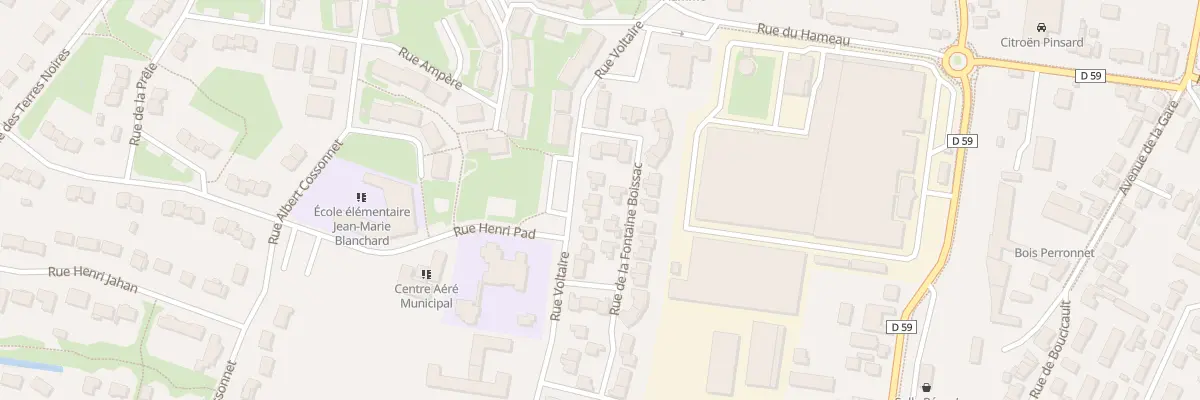 Plan du 7 Rue Voltaire à Sully-sur-Loire