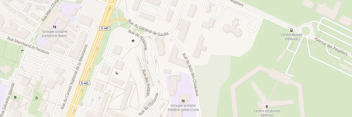 Plan du 73 Rue de l’Ecoute S’Il Pleut à Fleury-Mérogis