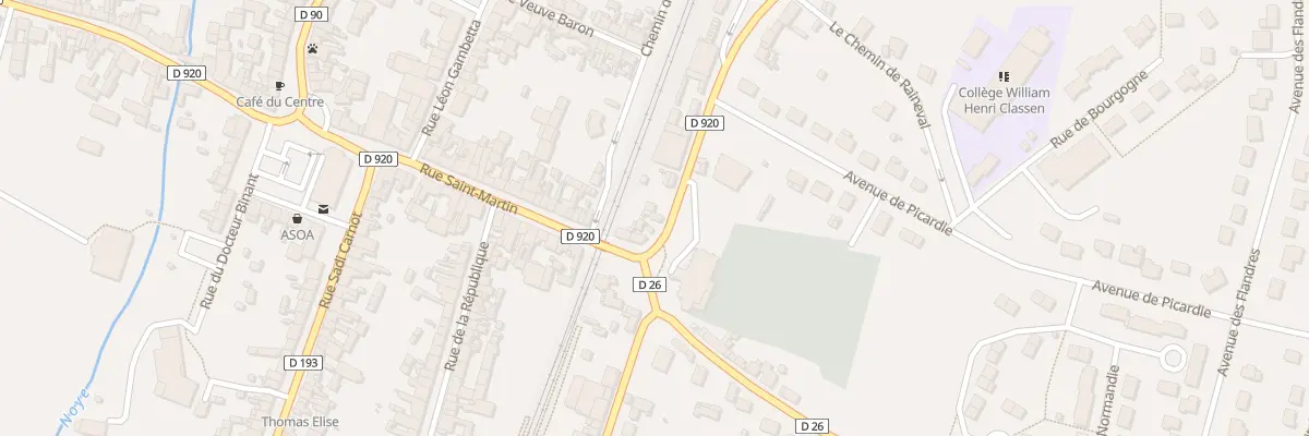 Plan du 1 Rue de Moreuil à Ailly-sur-Noye
