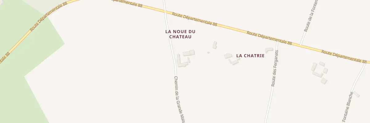 Plan du 394 Cd 88 à Bouzy-la-Forêt