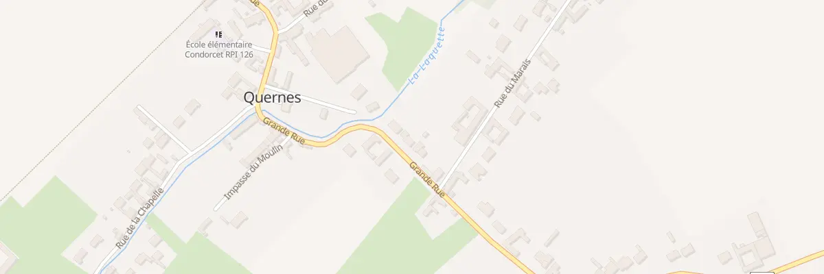 Plan du 45 Grande Rue à Quernes