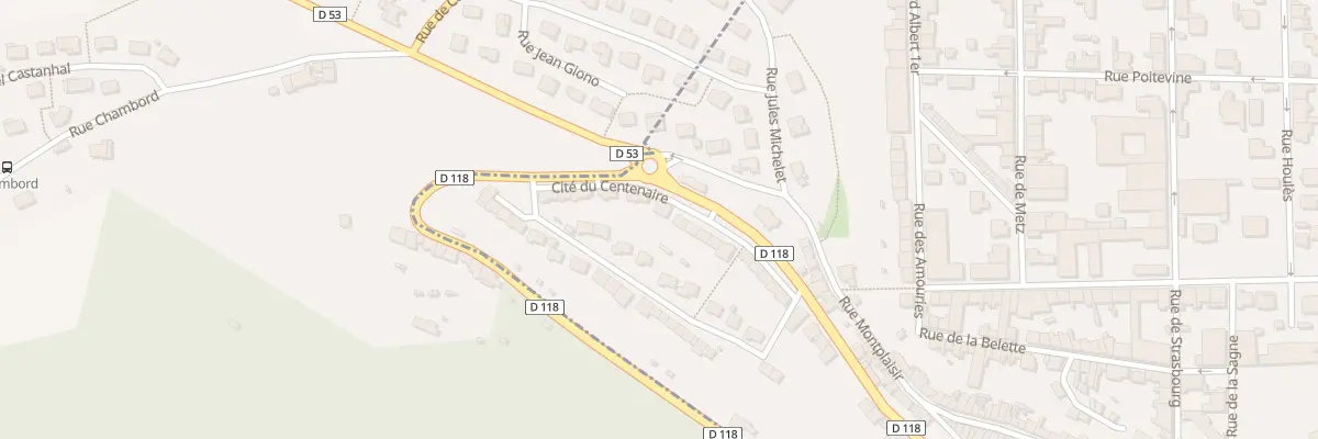 Plan du 21 Rue Cite du Centenaire à Mazamet
