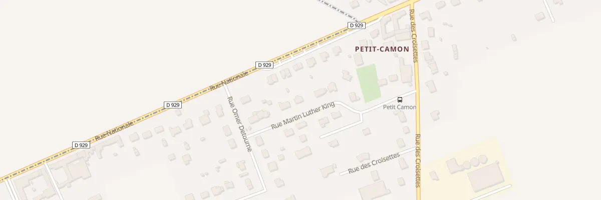 Plan du 190 Rue Martin Luther King à Camon