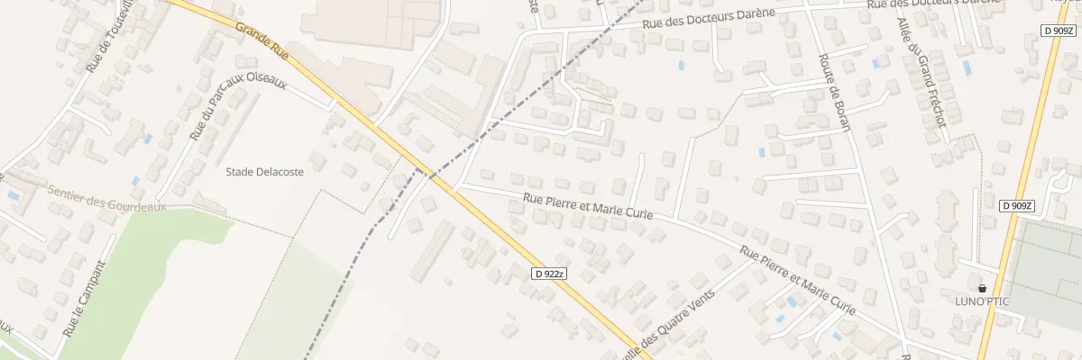 Plan du 22 Rue Pierre et Marie Curie à Viarmes