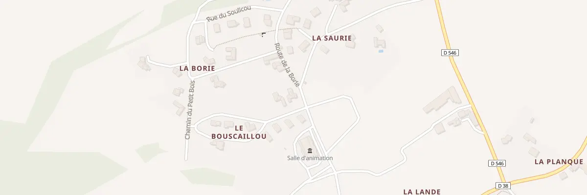 Plan du 5218 Le Bouscaillou à Gramond