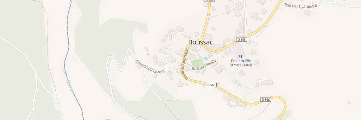 Plan du 5019 Rte de Gramond à Boussac