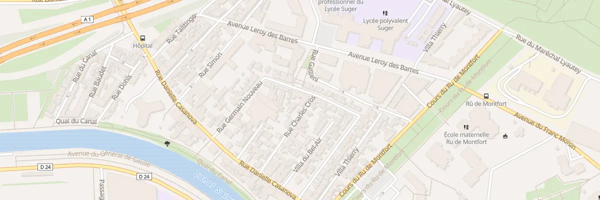 Plan du 37 Rue du Progrès à Saint-Denis