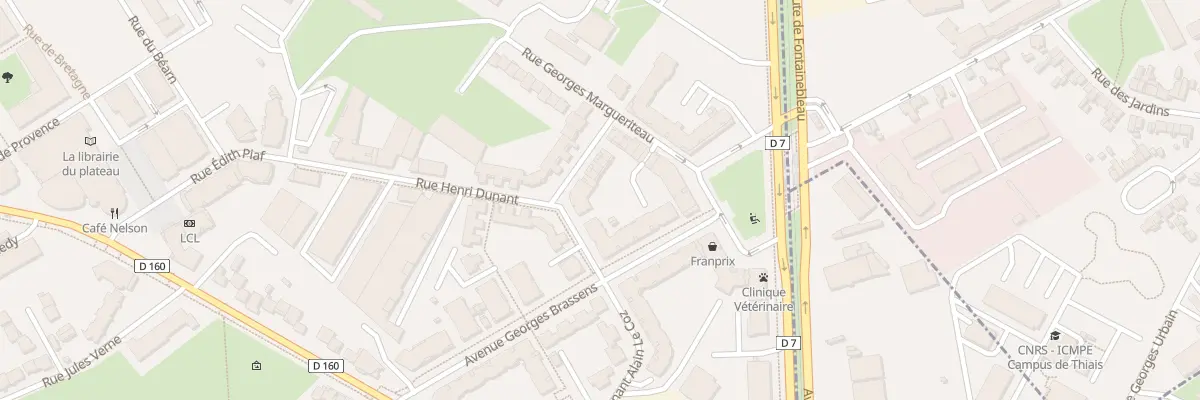 Plan du 25 Rue Georges Brassens à Chevilly-Larue