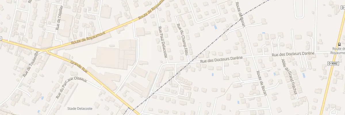 Plan du 13 Rue Paul Delacoste à Asnières-sur-Oise