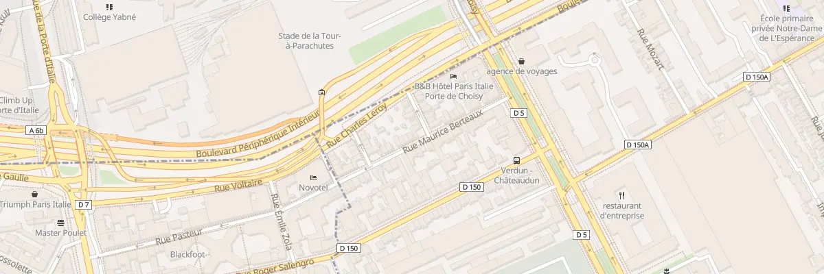 Plan du 22 Rue Maurice Berteaux à Ivry-sur-Seine