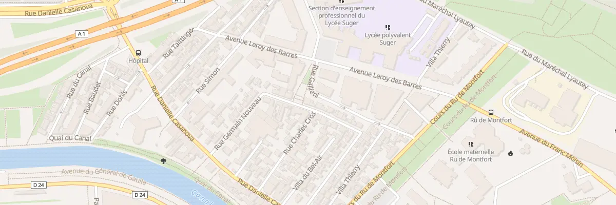 Plan du 52 Rue du Progrès à Saint-Denis