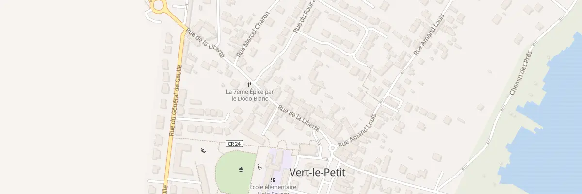 Plan du 28 Rue de la Liberté à Vert-le-Petit