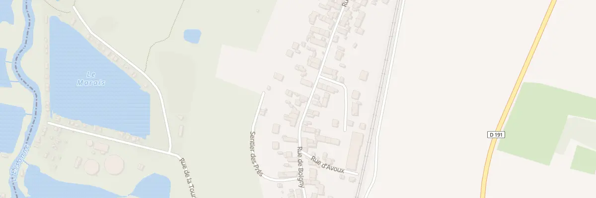 Plan du 23 Rue de Boigny à Baulne