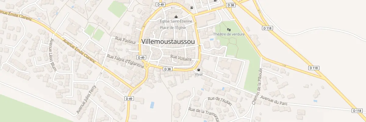 Plan du 6 Bd du General Aymard à Villemoustaussou