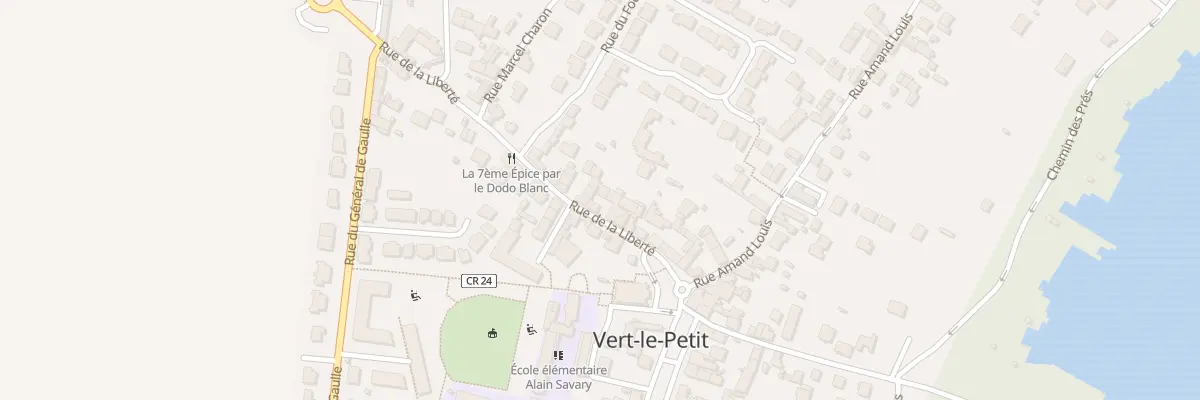 Plan du 22 Rue de la Liberté à Vert-le-Petit