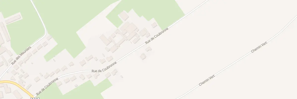 Plan du 1 Rue de Coubronne à Racquinghem
