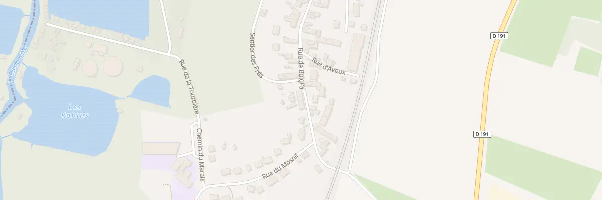 Plan du 5A Rue de Boigny à Baulne