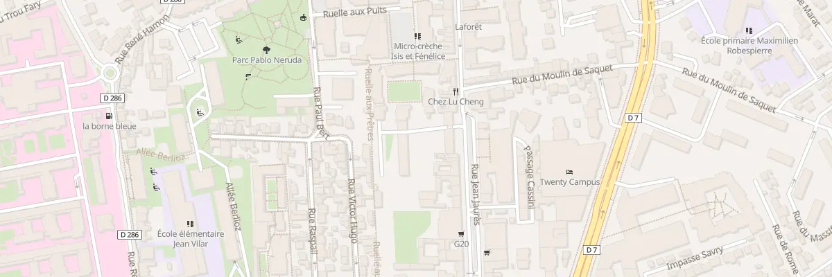 Plan du 100 Rue Jean Jaurès à Villejuif