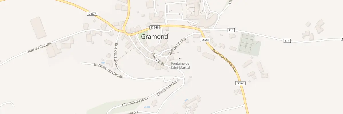 Plan du 5016 Rue de l’Eglise à Gramond