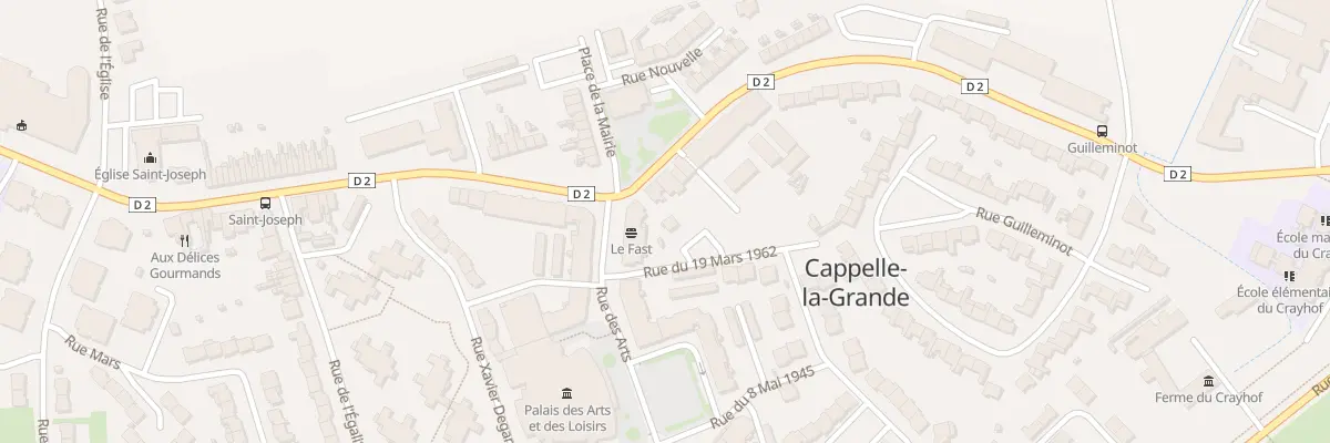 Plan du 182 Av du Gen de Gaulle à Cappelle-la-Grande