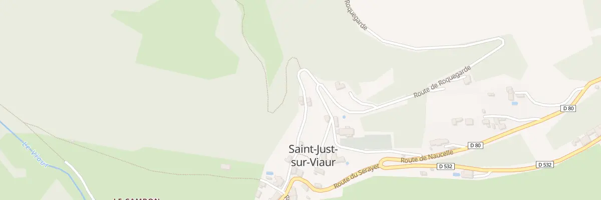 Plan du 5013 Saint Just sur Viaur à Saint-Just-sur-Viaur