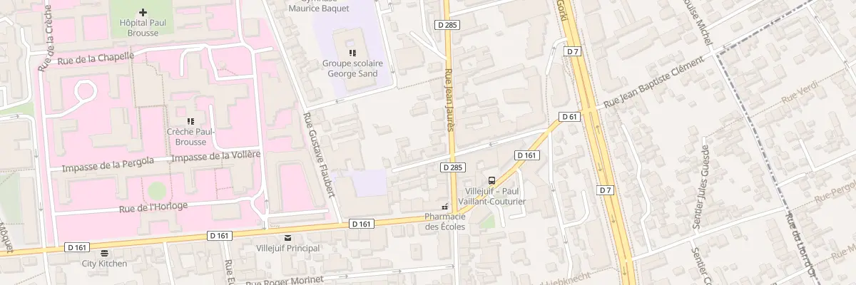 Plan du 20 Rue Jean Jaurès à Villejuif