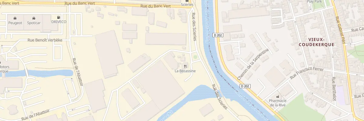 Plan du 30 Rue des Scieries à Dunkerque