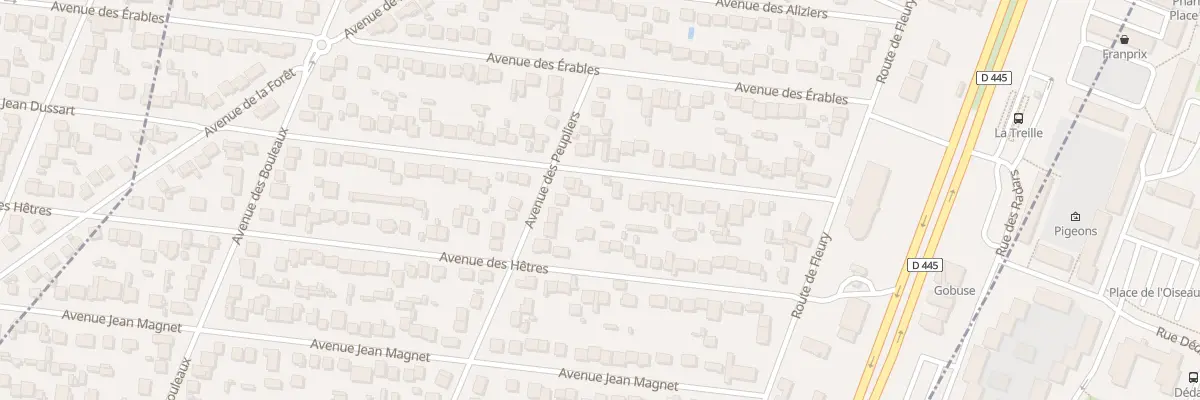 Plan du 29 Av Lieutenant Foucault à Viry-Châtillon
