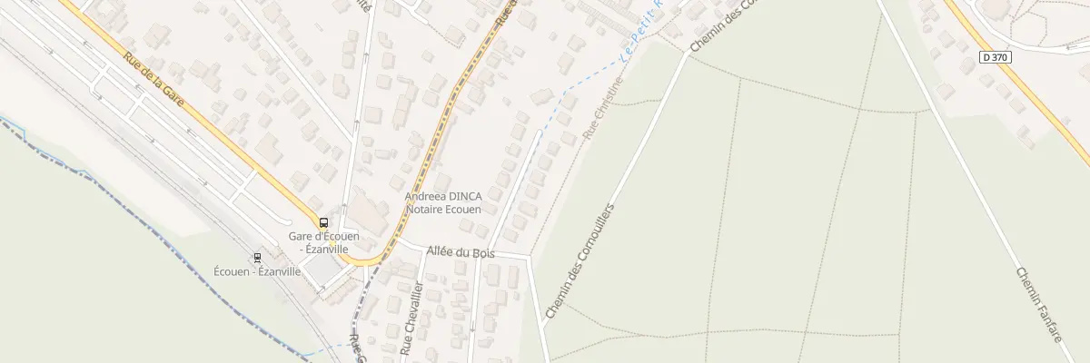 Plan du 10 Rue de la Foret à Écouen