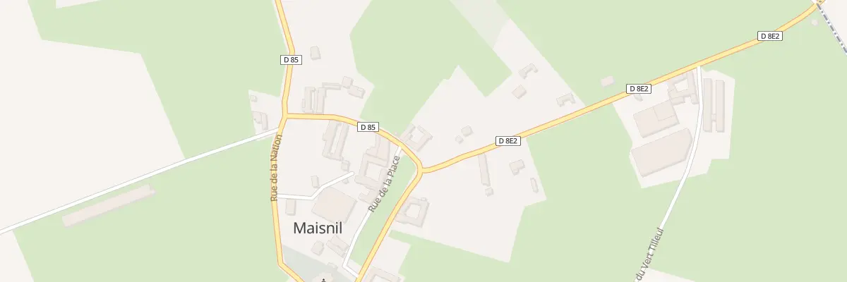Plan du 1 Rue de Saint-pol à Maisnil